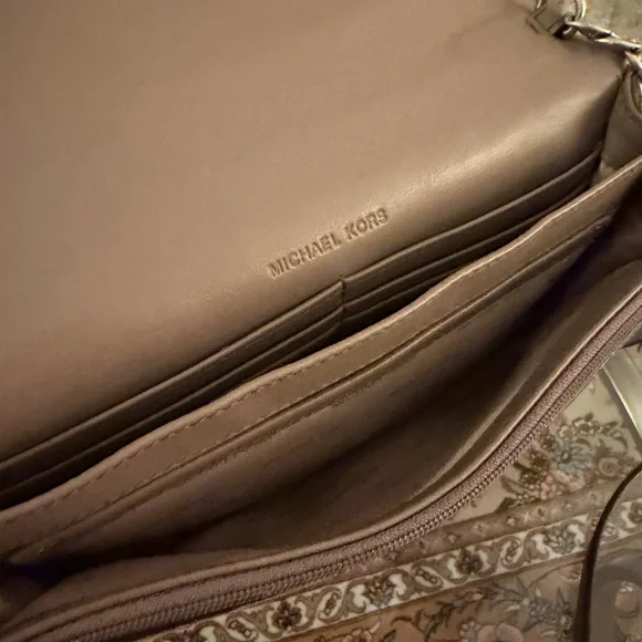 Michael Kors Tan Crossbody Bag with Eyelet Details - Picture 7 of 8